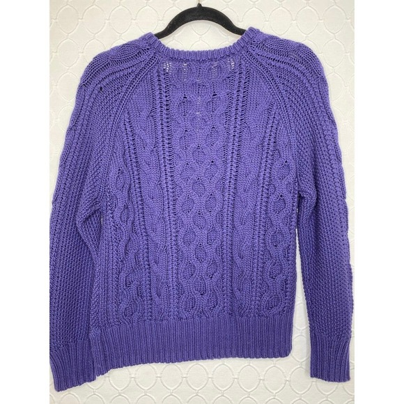 J. Crew Diagonal Chunky Cable Knit Sweater Size Small NWT - Picture 6 of 6